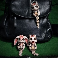 Light Curing 3D Printing Demon Puppy White Mold Pendant BJD Little Pet Doll Hug Puppet Keychain/DY