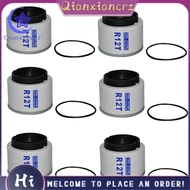 6 Pcs R12T / Water Separator Filter elements for Racor 140R 120AT S3240 NPT ZG1/4-19 Automotive Part