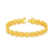 ZHULIAN BT5090 Rantai Tangan Gold Plated Emas Zhulian