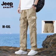 JEEP SPIRIT Casual Pants, Loose, Comfortable, Versatile, Casual, Fashionable, Outdoor Hiking Pants