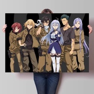86 Nonexistent War Zone Anime Poster Flarelena Two-Dimensional Bedroom Wall Sticker Waterproof Self-