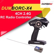 DUMBORC X4 4CH 2.4G RC Radio Transmitter and P6F Receiver RC Car for RC Boat