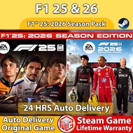 F1 25/26 | Full DLC | Own Steam Account | Steam Offline | Steam Game
