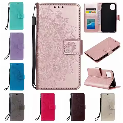 Totem Embossed Leather Case Drop-proof Flip Phone Case for Samsung Galaxy NOTE8 NOTE9 NOTE 10/NOTE10