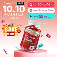 [Buy 3,get 1 free]Careleaf - ACV Gummies - 1000mg ACV, With  Beetroot, Vitamin B12 & B6 - Vegan, Hal