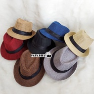 Latest Panama Fedora Hat F1 / premium fedora hat / Fabric fedora hat