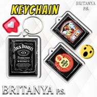 JACK DANIEL GINEBRA BLACK LABEL KEYCHAIN DESIGN