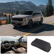 For Kia Sorento Kia Sorento Arm Case Center Arm Case Protective Accessories Leather Plaid Shape - Bl