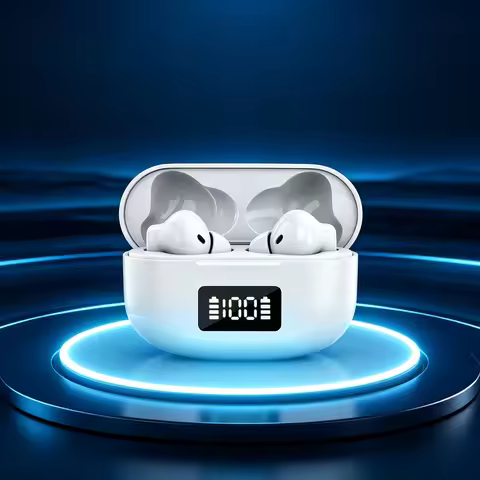 New TWS Headphones Bluetooth Wireless Earbuds with Charging Box Earphones In Ear Earbuds Touch Contr