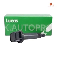 คอยล์จุดระเบิด LUCAS Toyota Vios Yaris 1NZ 1.5 ปี 2006-2019 รหัส ICG9116