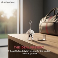 [SHNZFF] Taekwondo 2D Acrylic Keychain Sports Uniform Pendant Charm for Martial Arts Practitioners G