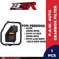 P.A.W. Auto Transmission Filter with Gasket (Paper) For Myvi Lagi Best/ Myvi Old/ Alza Old (35330-97