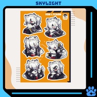 NO.05 VON LYCAON - Sticker Furry Sheet A6 Waterproof Decal
