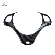 LHD Carbon Fiber Car Steering Wheel Trim for - 3 Series E90 E92 E93 2005-2012 Car Steering Wheel Dec