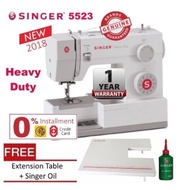 SINGER Heavy Duty 5523 Sewing Machine FOC EXTENSION and oil