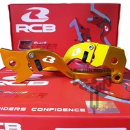 Original RCB Racing Boy E Plus Series FZ150i FZ150 Vixion Belang RS150 RS Brake &amp; Clutch Lever Set Matt Silver