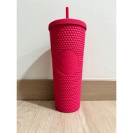 Starbucks 2021 Studded Tumbler Cold Cup Ruby Pink