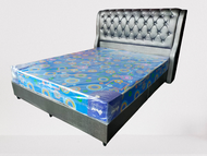 Divan Queen / King Bed Frame PVC Bed Katil Add On Foam Mattress