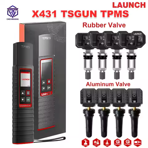 LAUNCH X431 TSGUN TPMS Car Tire Pressure Sensor Detector 315/433 MHZ RF-Sensor Programming Diagnosti