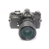 AS IS Minolta XD-S 35mm SLR Film Camera Black + MD Zoom Rokkor 35-70mm F3.5 Lens