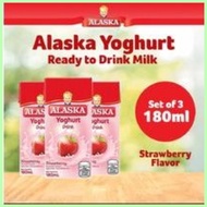 ⊊ ⚍ ⚪ Alaska Yoghurt 180g Set of 3