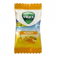 Vicks Herbal Sore Throat Relief Lozenges with Honey/Ginger flavor | 01 pill/1.8(g)