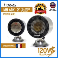 FOCAL Car Tweeter Speaker MN 60K Full Range 2"Tweeter Speakers 120 watt