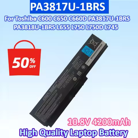 PA3817U-1BRS 10.8V 4200mAh for Toshiba Satellite C600 C650 C660D PA3817U-1BRS PA3818U-1BRS L655 L750