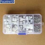 [FUTN]250pcs 2.54mm 2/3/4 pin Connector Plug + Terminal Socket Header Wire Adaptor