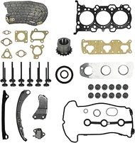 12140-73G01 Engine Overhaul Rebuild Kit with Piston Rings & Gasket Set - Compatible with Suzuki K6A 