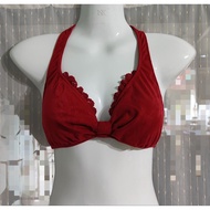 Halter Bra Size C34/75 (Size Comparison) Red Second Hand ️