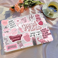 graffiti pink color print case compatible for MacBook M5 2025 A3240 A3241 M4 2024 Air 13 15 A3113 A3