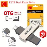 Kodak K273 Thumbdrive/ USB 3.2 Pendrive Type C/ Flash Drive Type C For iphone/Mobile Phone Computer 