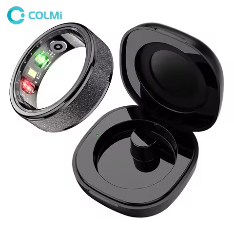 2024 COLMI R10 Smart Ring Men Women, Smartring With Charging Case, Health and Sleep Monitor, 5ATM Wa