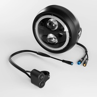 Fengge1ชุดไฟหน้ารถมอเตอร์ไซค์ Led อเนกประสงค์5.75 "ไฟหน้ารถสำหรับ Super73 BMW Softail Cafe R Chopper