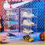 Salvo Foldable Shoe Box/Transparent Shoes Box/Shoe Storage Box/Stackable Shoe Rack/ Shoe Cabinet/Kot