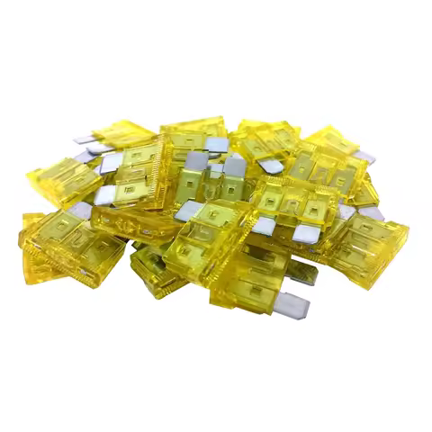 25pcs 20A 20 AMP Auto Car Truck SUV Boat ATC (Yellow)