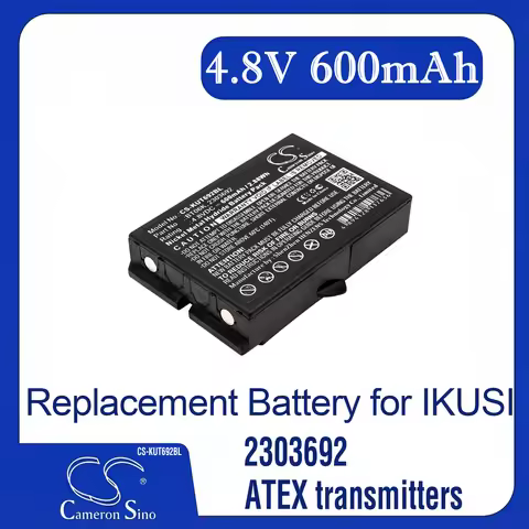 Cameron Sino Replacement Battery for IKUSI 2303692, ATEX transmitters, RAD-TF transmitters,, Fits P/