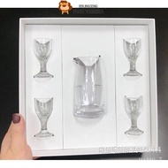 🍄QZ Wuliangye Wine Glass Set 2022New Wuliangye Liquor Divider White Wine Glass Wine Set Wine Box Removed Tass Brand New