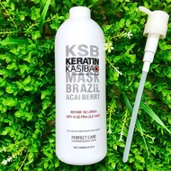 KASIBAO KSB BRAZIL ACAI BERRY hydrolyzed keratin hair recovery steamer for severe damage 1000ml