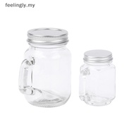 [T&B] 1PC Mini Mason Jar For Jam Honey Portable Leakproof Coffee Milk Juice Bottle Coffee Storage Ta