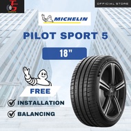 Michelin Pilot Sport 5 - R18 (225/40 225/45 235/40 235/45 235/50 245/50 255/35 255/40 265/35)