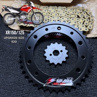 XR150 SPROCKET SET UPGRADE size 520