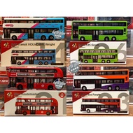 Old Zhou Weiying Tiny Singapore Bus Double Decker 23 06 Man A95 B9TL Alloy Model Car