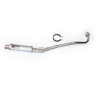 DBS Motorcycle Exhaust Muffler for XRM 125 and RS 125 (Silver)