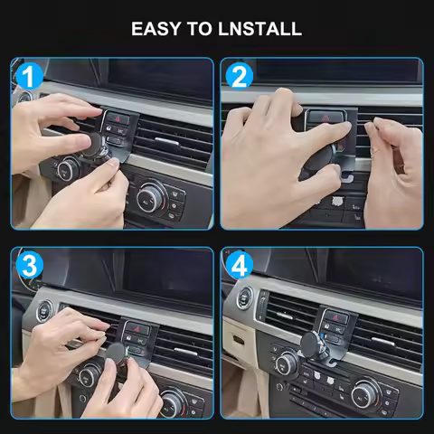 For BMW 3 Series E90 05-12 X3 X4 G01 G02 18-21 Aluminum Alloy Car Center Air Vent Mobile Phone Holde