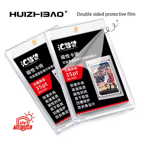 35pt 55pt 75pt 100pt 130pt 180pt 260pt 360pt magnetic card holder baseball sports tcg trading cards