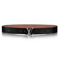 LV New Men's Belt PYRAMIDE Classic Calf Leather 4CM Double sided Belt M9346T