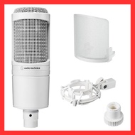 Audio Technica AT2020 CWH Condenser Microphone XLR Video Distribution Home Recording Podcast Live DT