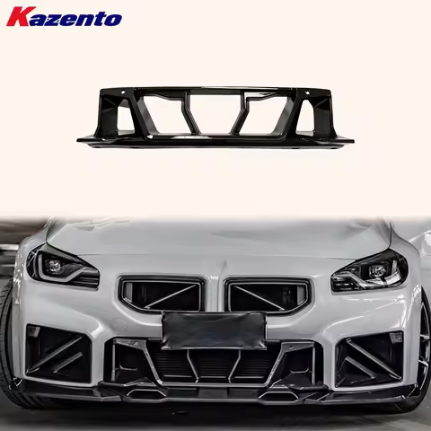 For BMW M2 G87 Coupe 2 Door 2023-2024 Carbon KZ Style Front Bumper Center Grille